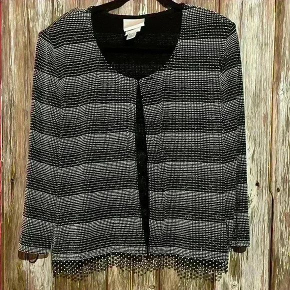 VINTAGE JOSEPH RIBKOFF COUTURE LIGHT JACKET - Picture 1 of 5